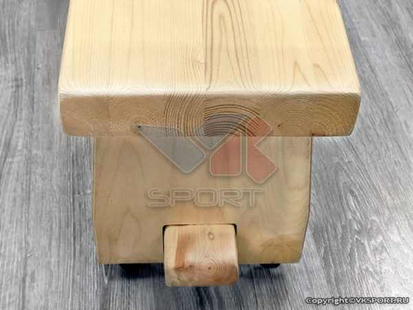 Скамейка гимнастическая 1,5 м, деревянные ножки